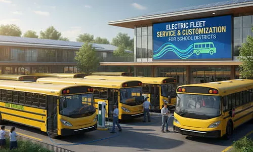 Electric Fleet Service and Customization for School