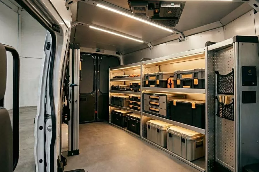 EV truck upfitting services morgan hill, ca