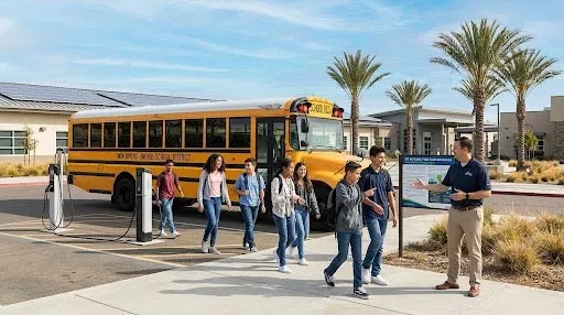California school EV future