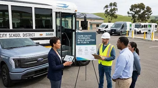 CARB grant programs for EV fleets